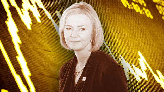 Less Than A Month Into The Job, Liz Truss Is Already Battling To Prove To Her MPs That She Is Up To Being PM (Photo: Illustration: Chris McGonigal/HuffPost; Photos: Getty Images)