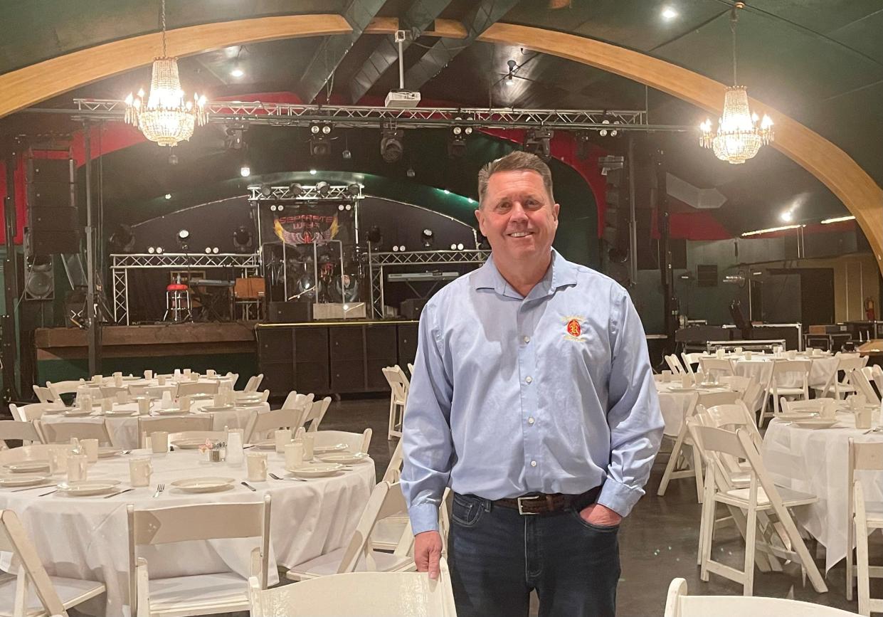 Ken Tedford started out as a dishwasher at the Riverside Ballroom in 1978 when he was a wrestler at Green Bay East High School and never left. "It has meant everything to me," said Tedford, who owned the historic Green Bay venue for the last 20 years. He sold it in January but will remain working there.