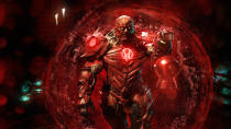 <p>Atrocitus is the leader of the Red Lantern Corps. He appeared in Injustice: Gods Among Us as a background character, but will be playable in Injustice 2. </p>