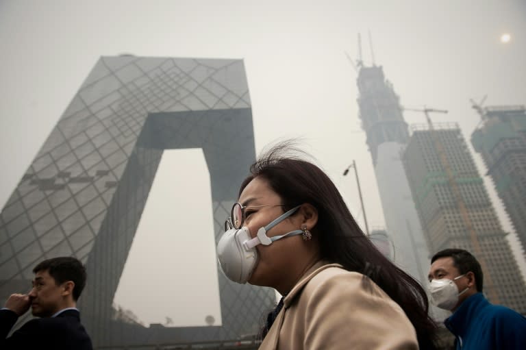 The number of days with "severe haze" in northern China has jumped in recent years