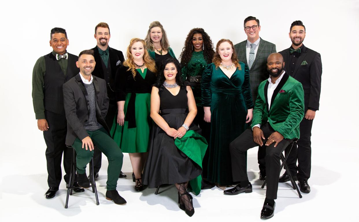 Vocative, an acapella group with 11 singers, is performing a Christmas show at Wharton Center on Dec. 12.
