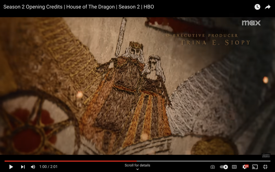 house of the dragon season 2 opening credits