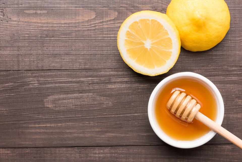 Add honey to your lemon water.