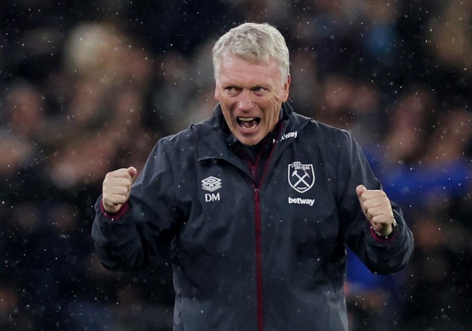 David Moyes’s West Ham thrashed Arsenal in the fourth round  (Action Images via Reuters)
