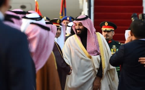 Crown Prince and Defense Minister of Saudi Arabia Mohammad bin Salman in Egypt - Credit: Handout