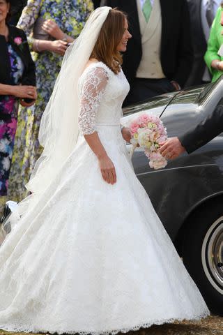 <p>Alamy</p> Geri Halliwell and Christian Horner's wedding