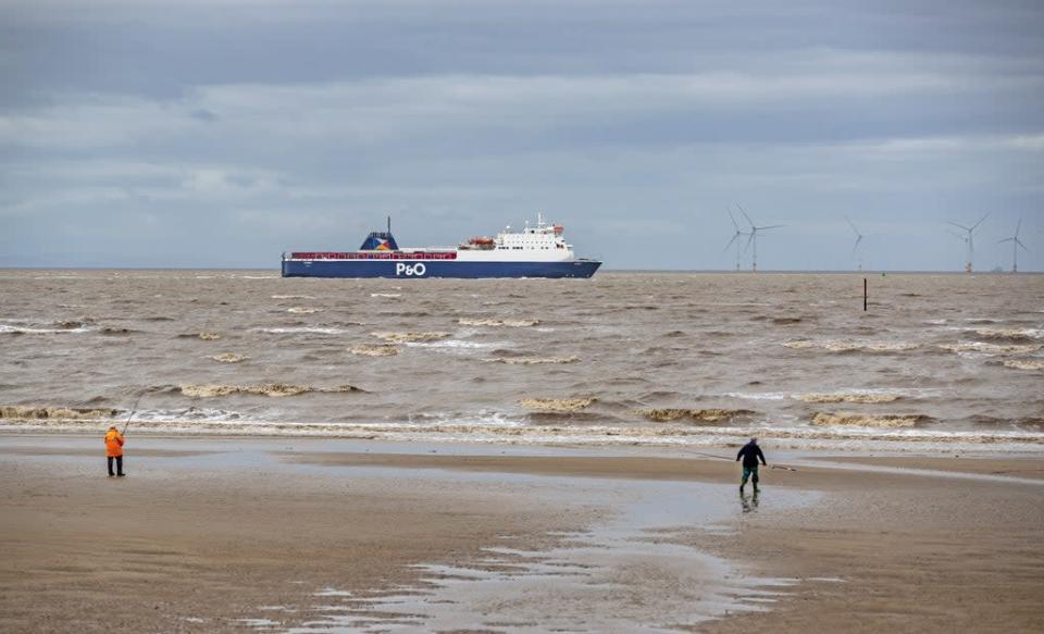 The P&amp;O freight ferry, MS Norbay (Peter Byrne/PA) (PA Archive)