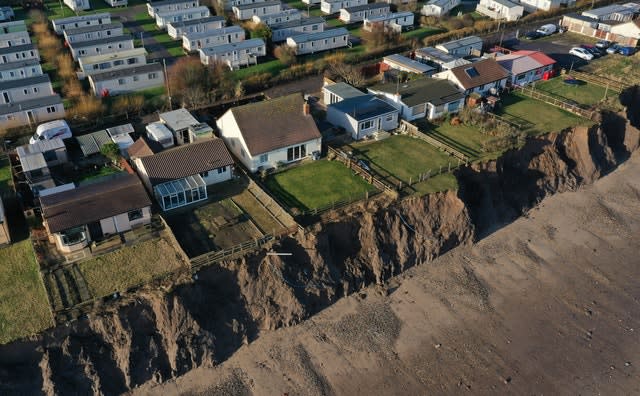 Coastal erosion