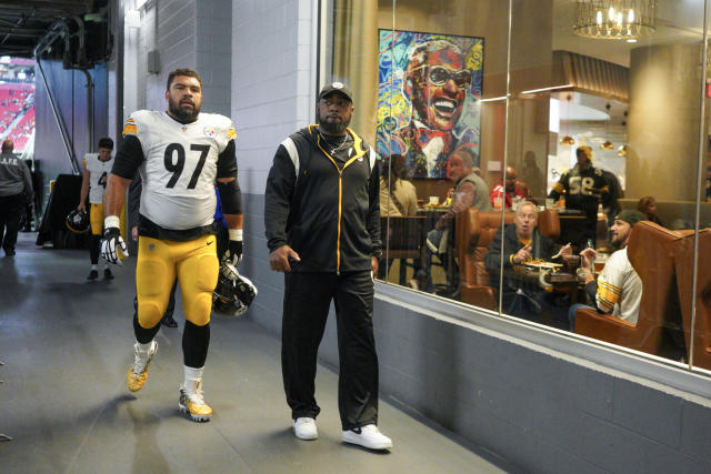 Mike Tomlin's Salute To Service Hoodie From Sunday On Display In Pro  Football Hall Of Fame - Steelers Depot