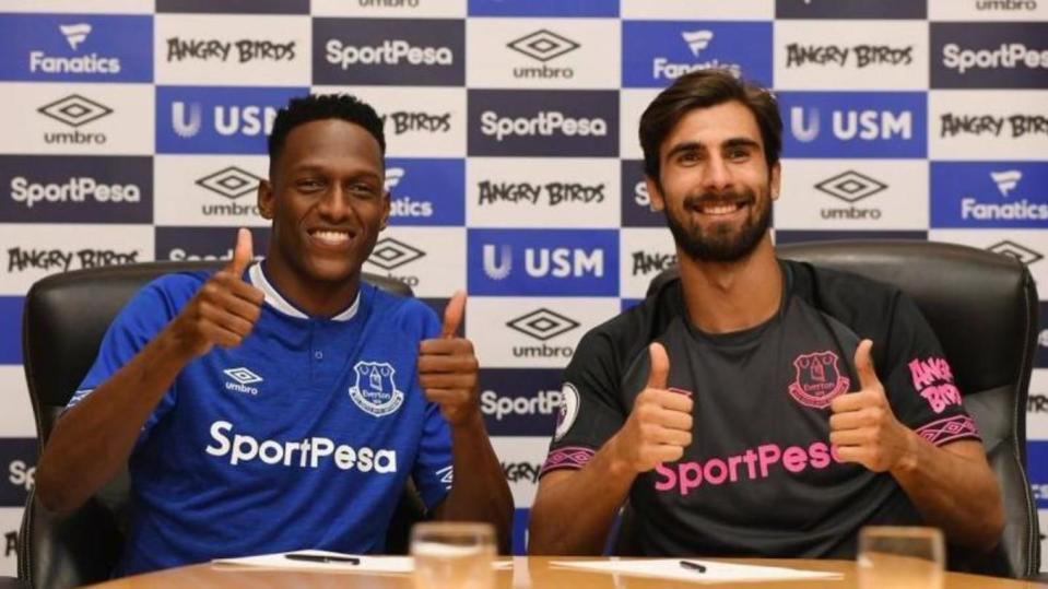 Everton ended this year’s summer transfer window by buying Yerry Mina and Andre Gomes from Barcelona