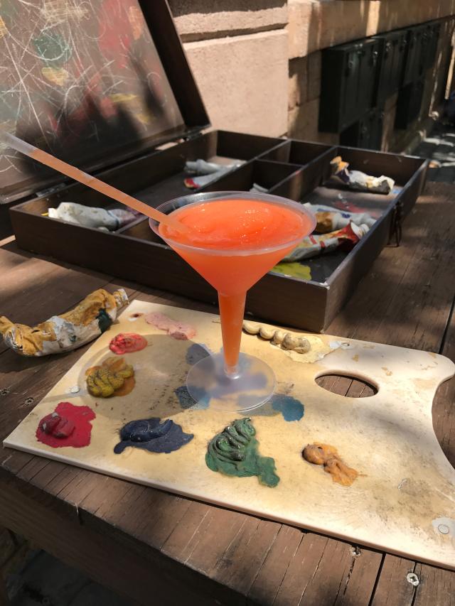 Available in the France pavilion at Epcot, the Grand Marnier Orange Slush martini is a fan-favorite. (Photo: Carly Caramanna)