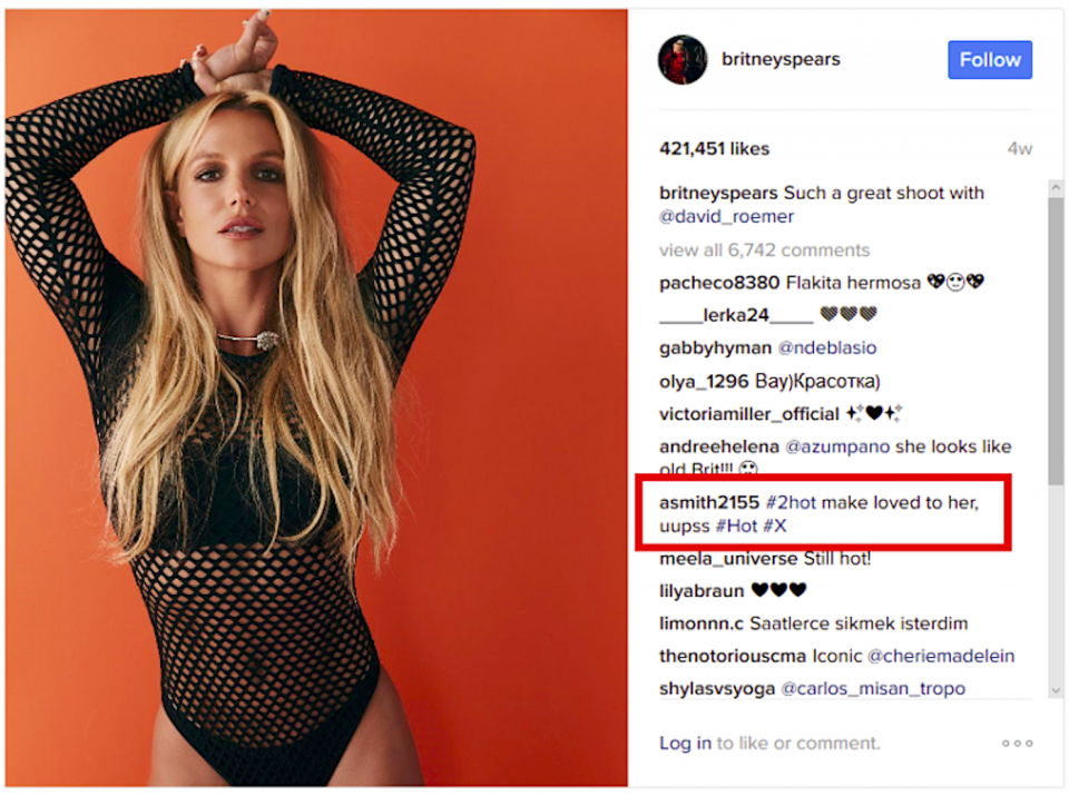 britney spears instagram russian malware