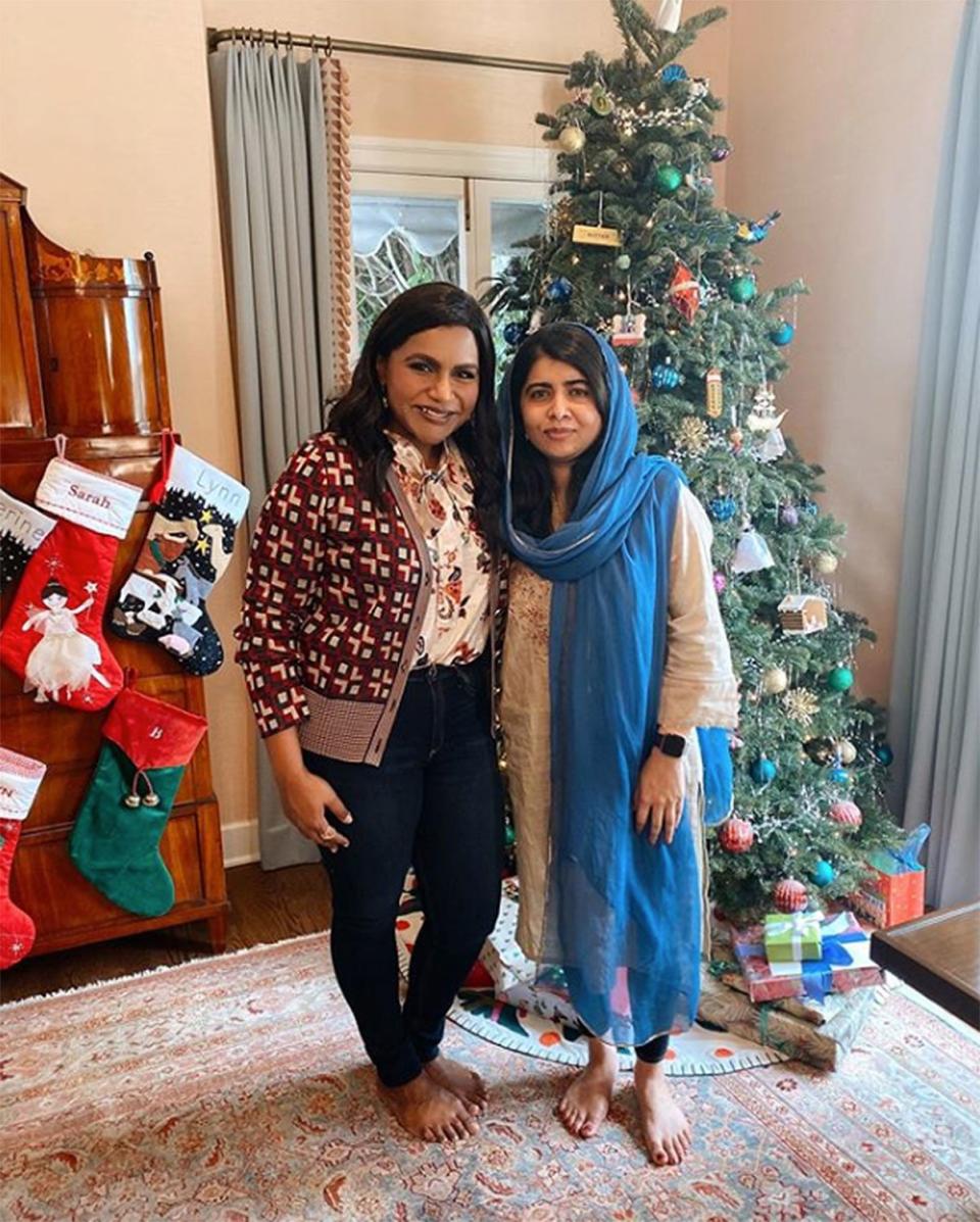 Mindy Kaling and Malala Yousafzai