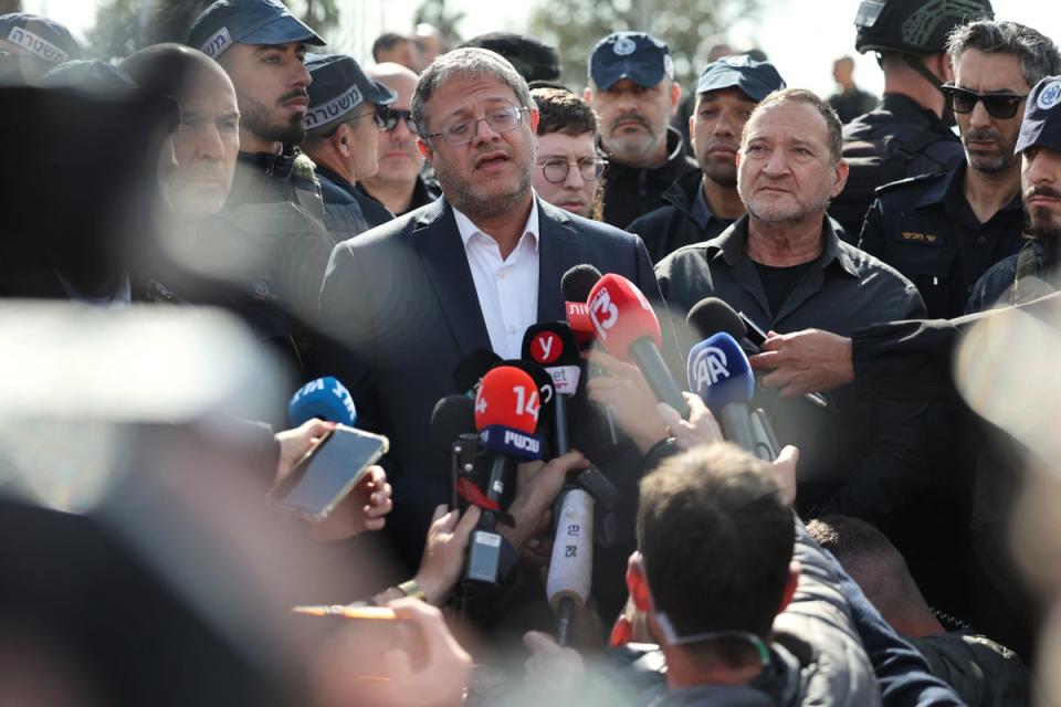 Itamar Ben-Gvir is Israel’s far-right Minister of National Security (AFP via Getty Images)