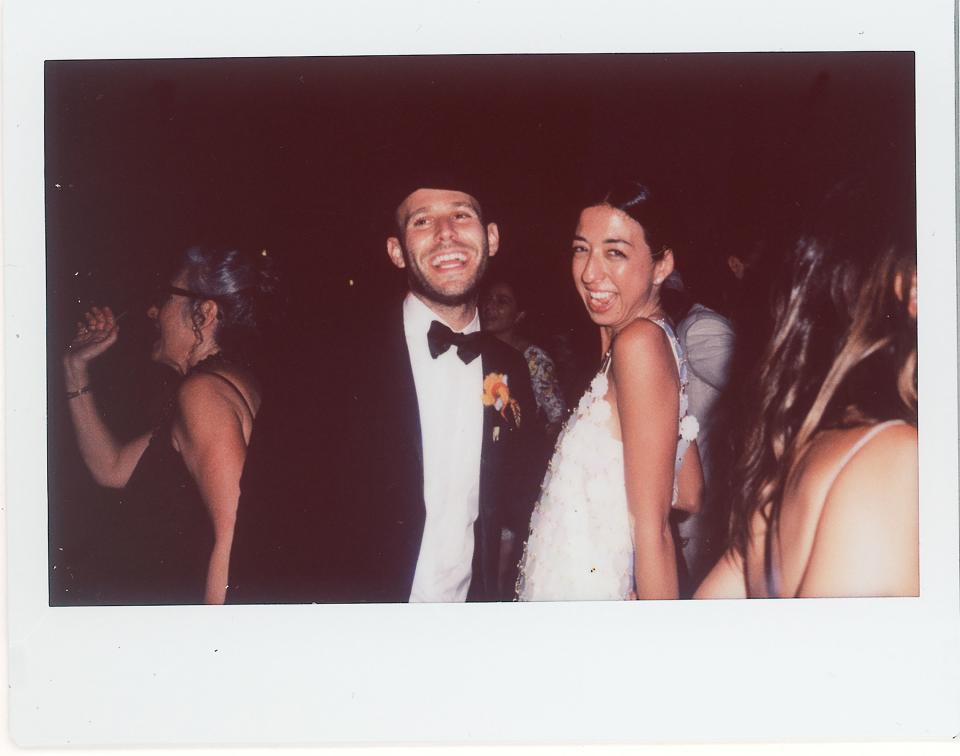 David Prutting (our photographer) was running around with about five cameras around his neck—a Polaroid included. This is one of my favorite shots of the night . . . it’s pure joy!