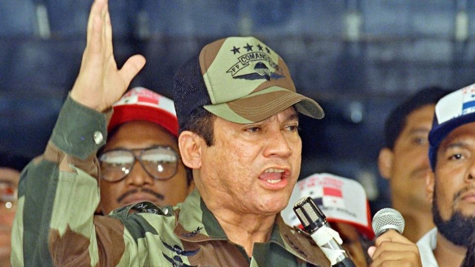 Former Panamanian leader Manuel Noriega