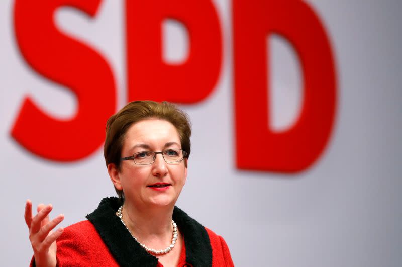 Social Democratic Party (SPD) meeting in Berlin