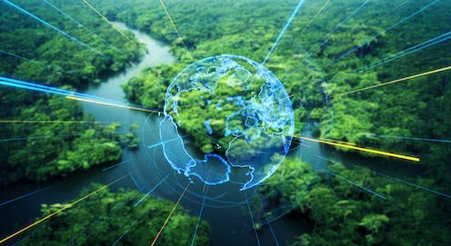   <span class="attribution"><a class="link " href="https://www.shutterstock.com/image-photo/tropical-dense-forest-environmental-technology-wide-2203611343" rel="nofollow noopener" target="_blank" data-ylk="slk:Metamorworks/Shutterstock;elm:context_link;itc:0;sec:content-canvas">Metamorworks/Shutterstock</a></span>