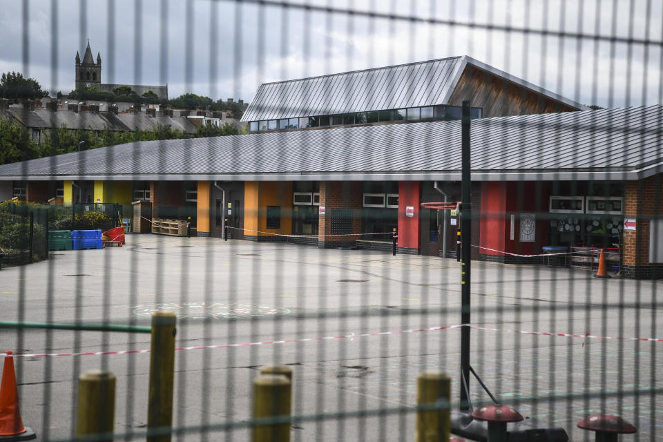 Joseph Locke Primary School in Barnsley which has suffered from an outbreak of coronavirus (Picture: SWNS)