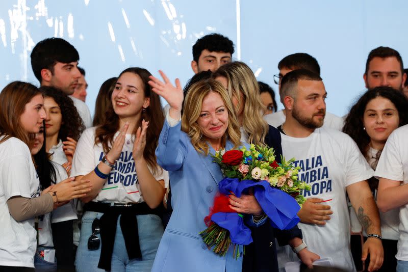 "Brothers of Italy" (Fratelli d'Italia) party conference in Pescara