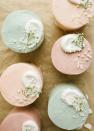 <p>The more cakes, the better! These pretty mini-layer cakes are colored in soft pastel frosting for the perfect Easter dessert. </p><p>Get the <strong><a href="https://thewoodandspoon.com/mini-layer-cakes/" rel="nofollow noopener" target="_blank" data-ylk="slk:Mini Layer Cakes recipe from Wood & Spoon.;elm:context_link;itc:0;sec:content-canvas" class="link ">Mini Layer Cakes recipe from Wood & Spoon. </a></strong></p>