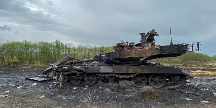 Russia T-90M tank in Ukraine