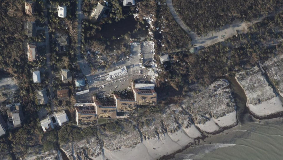 Shocking Aerial Photos Show Before & After Damage Along the Florida Coast Following Hurricane Ian