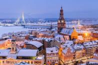 <p>If the dark nights and Christmas planning is getting you down, what better than a city break in Riga, Latvia? With 15.5 snowy days a month, and a cultural centre full of museums, concert halls and 13th-century churches, it's the perfect place to visit.</p>