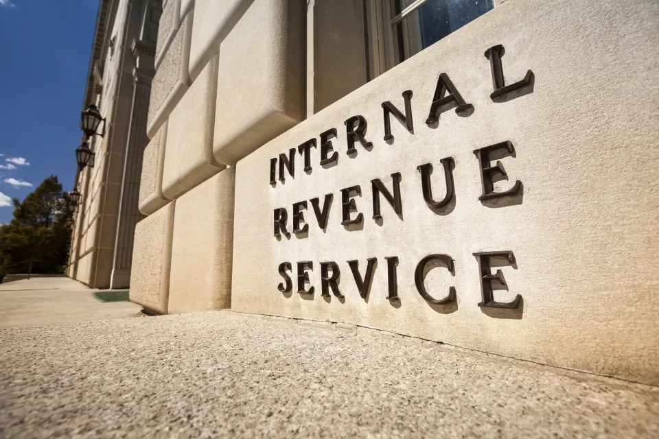 IRS federal building in Washington, DC. 