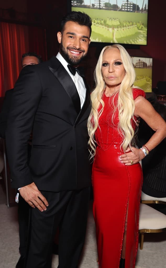 Donatella Versace Makes a House Call to Britney Spears and Sam Asghari