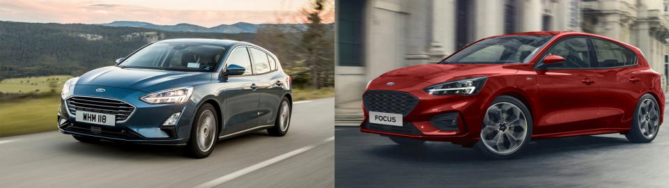 圖／Ford Focus 5D EcoBoost 182時尚經典型與ST-Line之左右互搏。