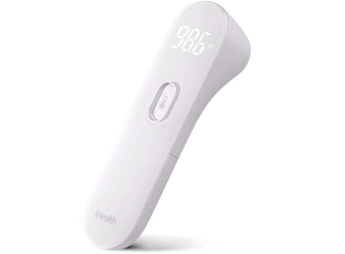 Be prepared with a no-touch thermometer like this one. (Photo: Amazon)