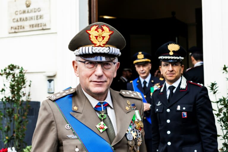 Le chef des armées italiennes, Claudio Graziano, le 5 novembre 2018 à Rome (Laurent EMMANUEL)