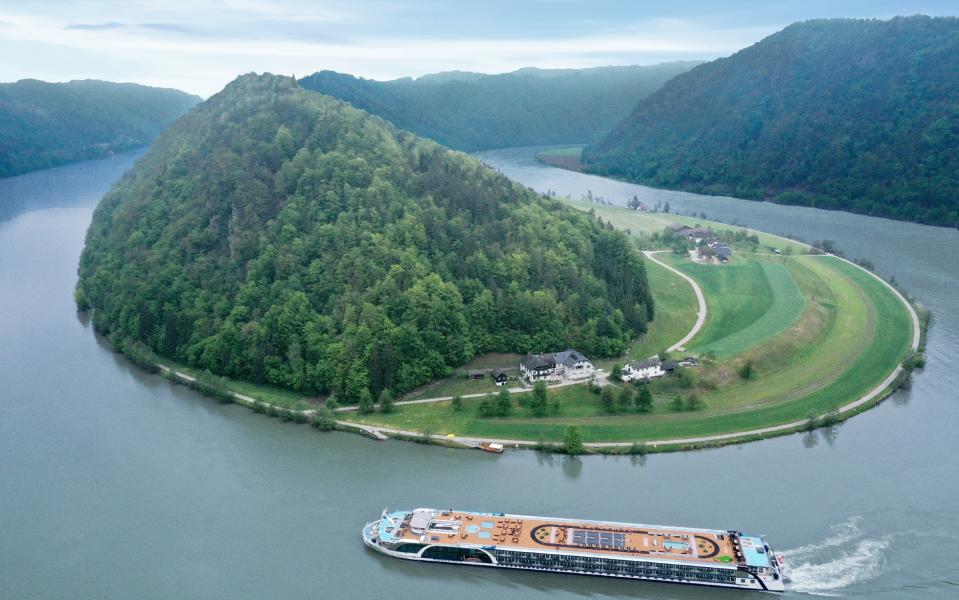 The AmaMagna on the Danube