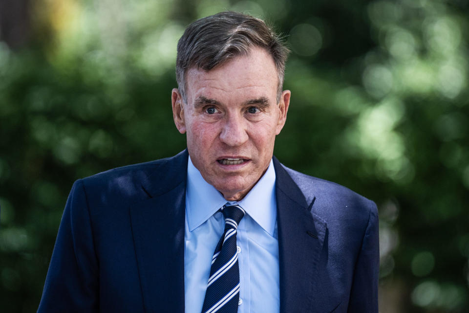 Sen. Mark Warner, D-Va., (Tom Williams / CQ-Roll Call, Inc via Getty Images file)