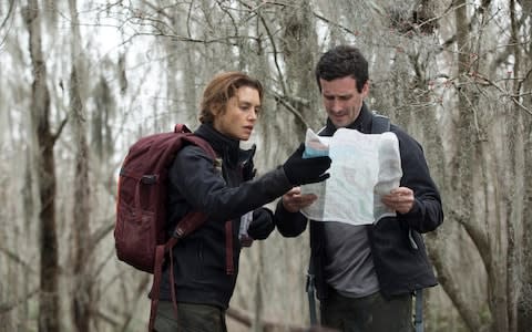 Hannah Ware and James Ransone as Sadie Hewitt and Nick Fletcher - Credit: Channel 4