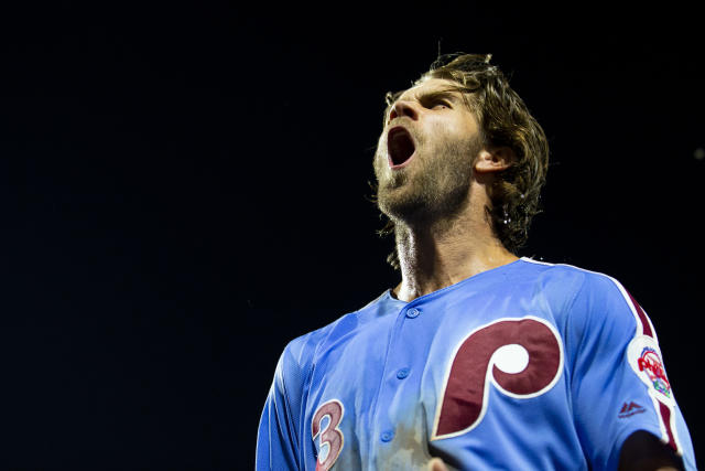 Phillies beat Cubs 7-5 with Bryce Harper walk-off grand slam