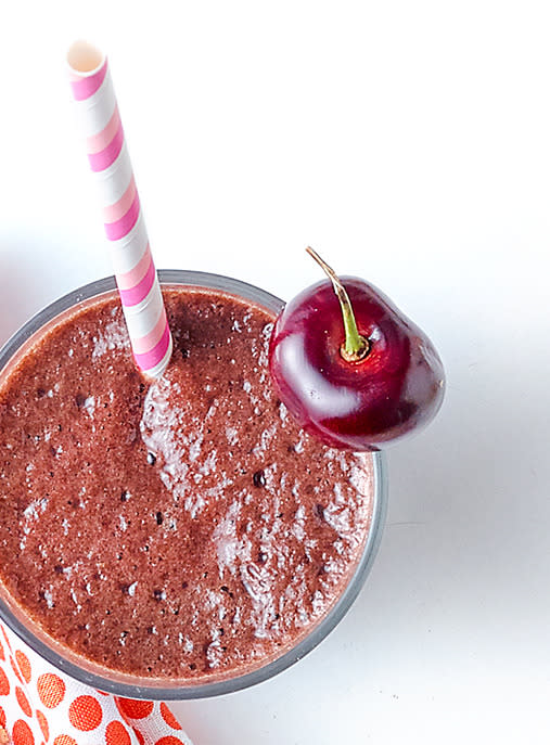 Chocolate & cherry smoothie