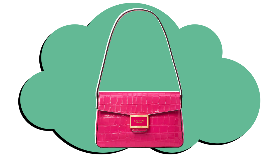 Shop this bag for a hot pink touch you’ll want to always wear.