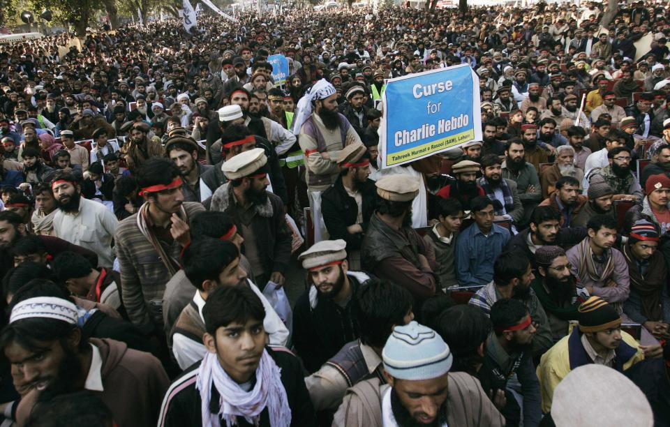 Anti-Charlie rally in Pakistan