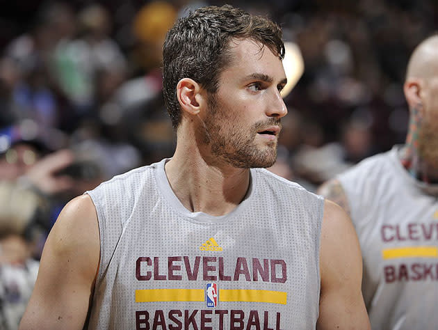 Kevin Love packs it in. (Getty Images)