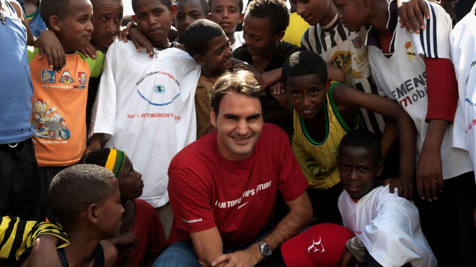 This year marks the 20th anniversary of the launch of the Roger Federer Foundation. - Roger Federer Foundation/Getty Images