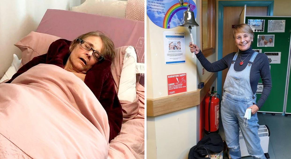 A grandmother thought she was experiencing symptoms due to the menopause but was diagnosed with cancer. (Carol Kernaghan/SWNS)
