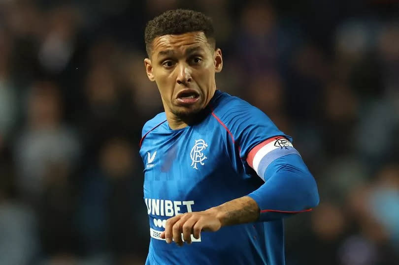 Rangers right-back James Tavernier played further forward against St Johnstone