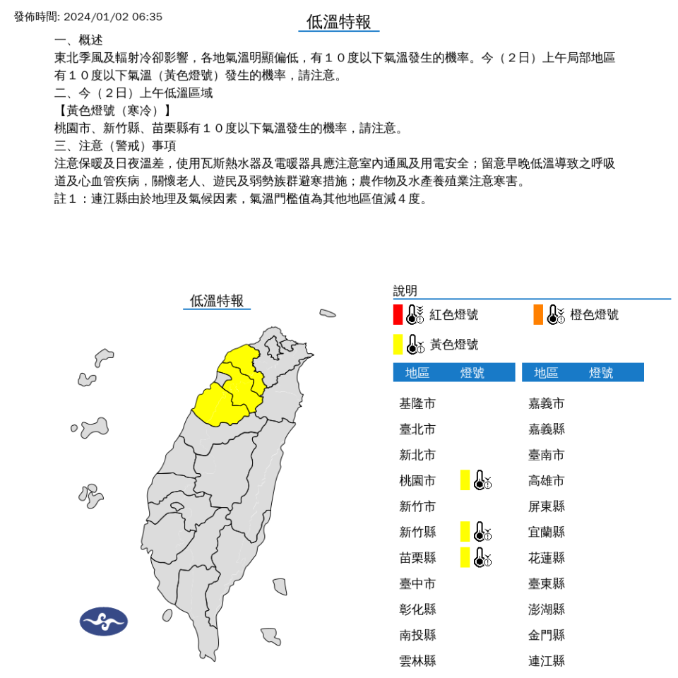 （圖取自中央氣象署網站）