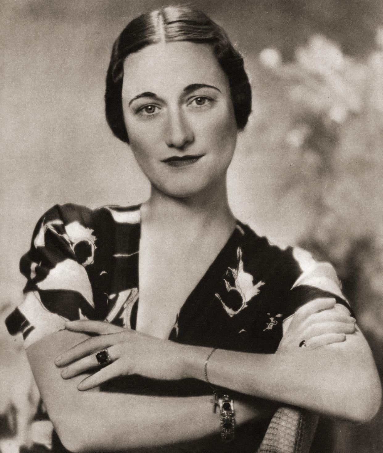 Wallis Simpson, later the Duchess of Windsor, born Bessie Wallis Warfield, 1896 – 1986. American socialite married to Prince Edward, Duke of Windsor, formerly King Edward VIII of the United Kingdom. From the Coronation Souvenir Book published 1937. (Photo by: Universal History Archive/Universal Images Group via Getty Images)