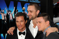 24 June 2012 - Los Angeles, California - Matthew McConaughey, Reid Carolin, Channing Tatum. "Magic Mike" Los Angeles Film Festival 2012 Premiere held at Regal Cinemas LA Live. Photo Credit: Byron Purvis/AdMedia/Sipa USA