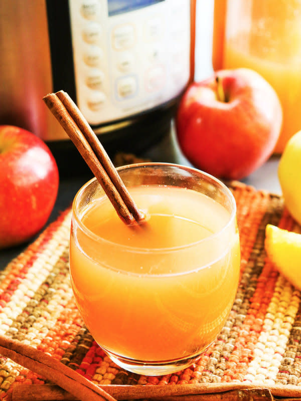 <p>This hands-off cider tastes like a warm cozy holiday sweater. </p><p><strong>Get the recipe: <a href="https://www.pipandebby.com/pip-ebby/instant-pot-apple-cider" rel="nofollow noopener" target="_blank" data-ylk="slk:Instant Pot Cider;elm:context_link;itc:0;sec:content-canvas" class="link ">Instant Pot Cider</a></strong></p>