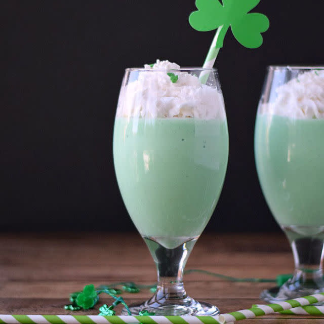 Boozy Shamrock Shake