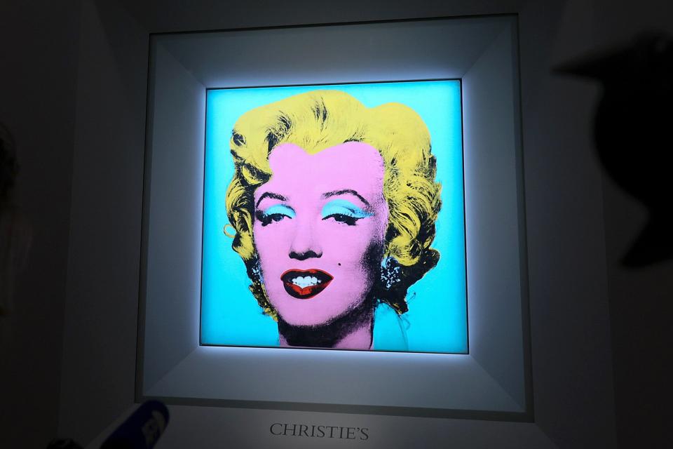 'Shot Sage Blue Marilyn,' by Andy Warhol